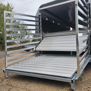 Livestock gate and ramp of Ifor Williams TA510 Livestock Trailer